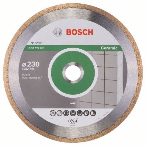 BOSCH DIAMOND CUTTING DISC STANDARD FOR CERAMIC 230 MM X 25.4 MM